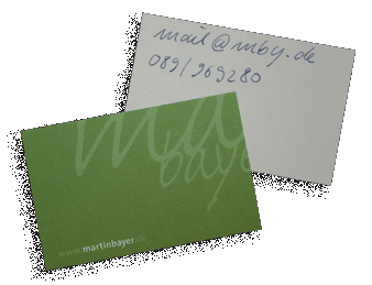 Visitenkarte Martin Bayer